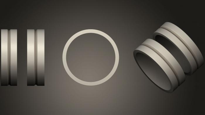 Jewelry rings (JVLRP_0588) 3D model for CNC machine